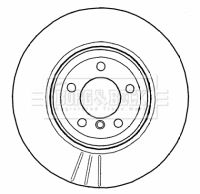 BORG & BECK Тормозной диск BBD4574